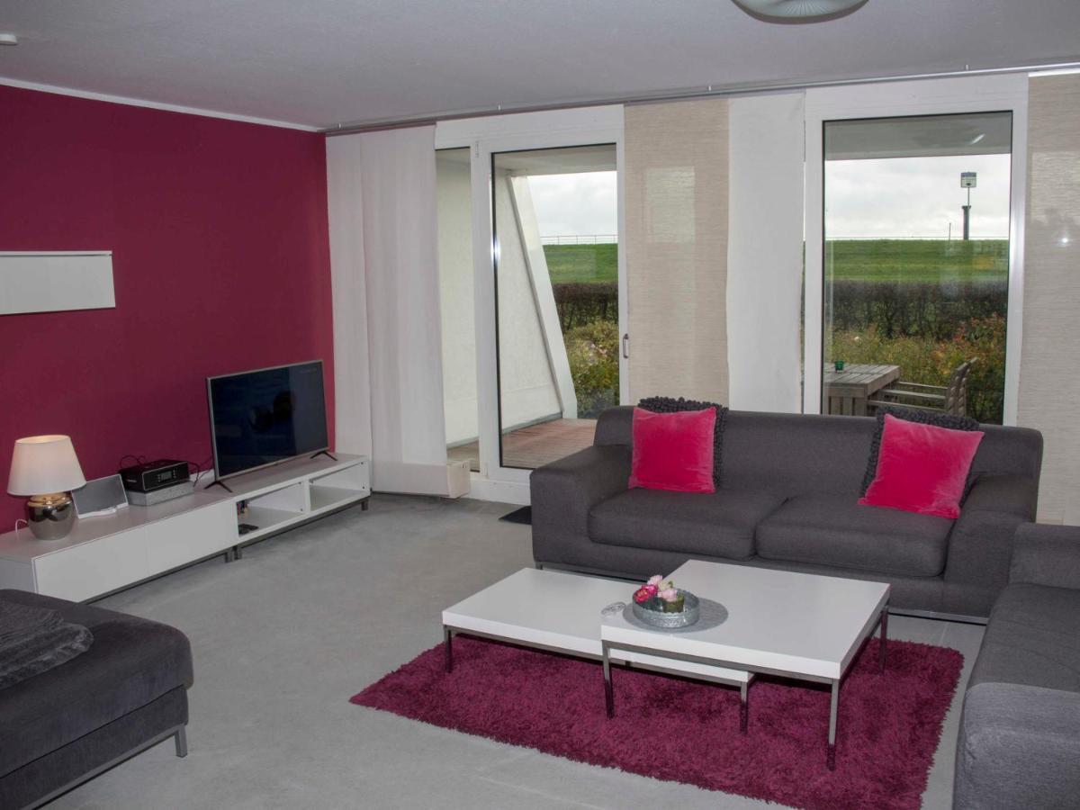 089 Fewo Skyline, direkte Strandlage, Blick auf den Hafen Wilhelmshaven Zimmer foto