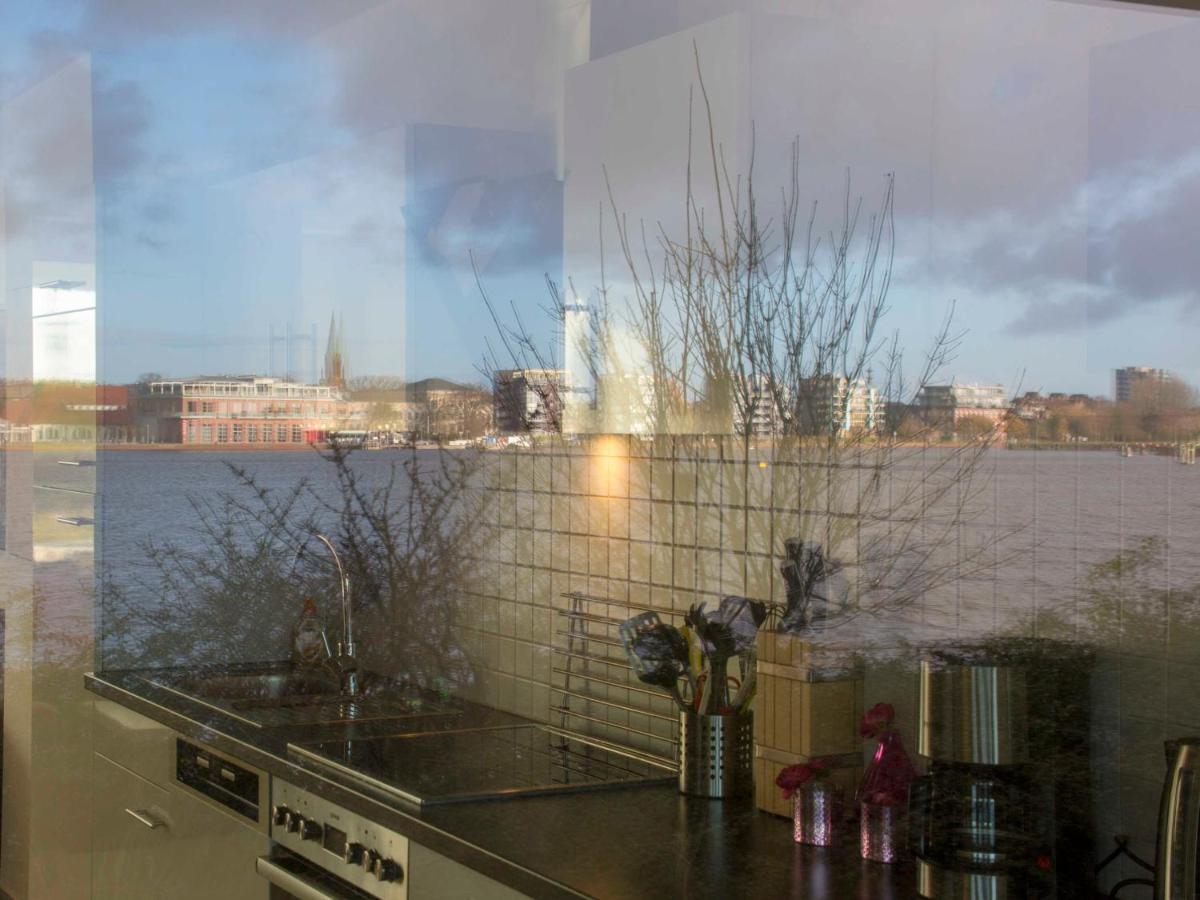 089 Fewo Skyline, direkte Strandlage, Blick auf den Hafen Wilhelmshaven Zimmer foto